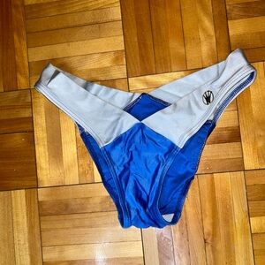 Hilary 2 tone Blue 90’s vintage Bikini Bottom